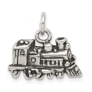 Train Antiqued Sterling Silver Pendant  *CLEARANCE-FINAL SALE*
