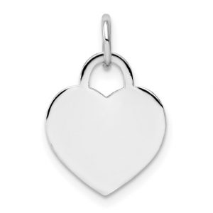 Sweet 16 Heart Pendant Sterling Silver/15MM  *CLEARANCE-FINAL SALE*