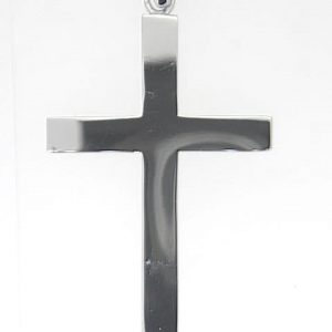 Large Cross Pendant Sterling Silver/65MM    *CLEARANCE-FINAL SALE*
