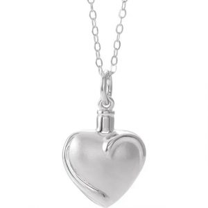 Ash Holder Fancy Heart W/ Chain Sterling Silver  **Caution; Do Not Over Tighten**    *CLEARANCE-FINAL SALE*