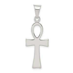 Ankh Cross Pendant Sterling Silver
