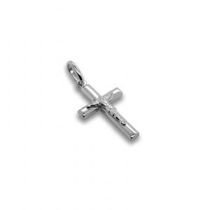 3MM Crucifix Pendant Sterling Silver/23MM